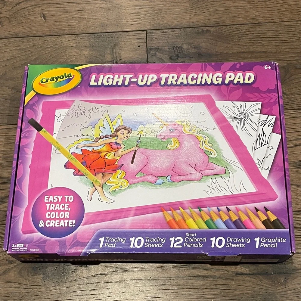 Crayola Light-Up Tracing Pad - Pink NEW